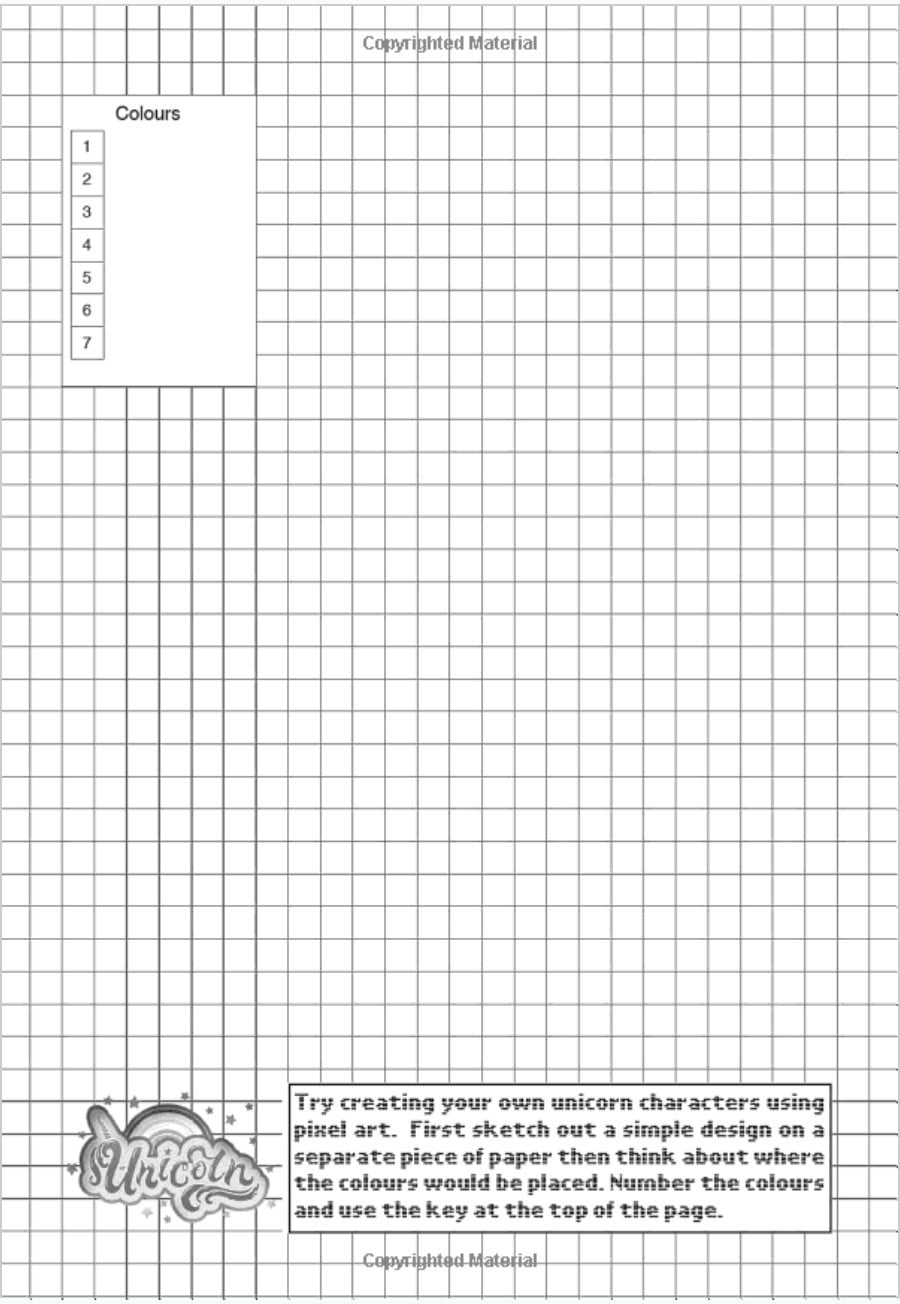 Pixel Art Licorne : Coloriage de licornes par numéros pour les enfants de 5 à 10 ans (LIVRE EN ANGLAIS)