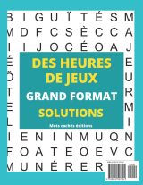 MOTS MÊLÉS POUR MALVOYANTS : Très gros caractères - 1800 mots cachés - 127 pages grand Format A4
