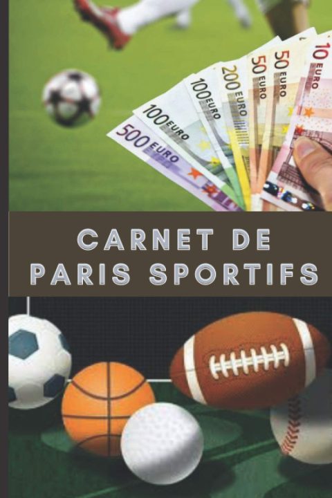 Carnet de paris sportifs : suivi de vos pronostics - 99 pages Format 15 x 22 cm