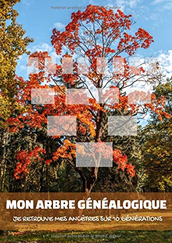 Mon arbre généalogique - Je retrouve mes ancêtres sur 10 générations : Journal de généalogie à remplir - 138 pages Format A4