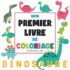 livre de coloriage dinosaure pour enfant : 50 dessins d'animaux - 102 pages Format 21,5 x 21,5cm