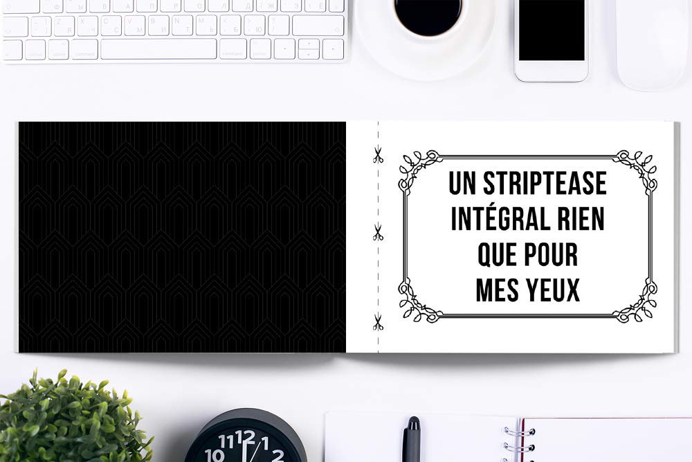 Carnet de bons coquins : 52 chèques cadeaux pour elle - 106 pages Format 21,5 x 15 cm