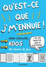 Cahier d'activités ados : livre jeu pour ado de 12-17 ans + 100 pages de jeux et d'activité - 129 pages Format 18 x 25 cm