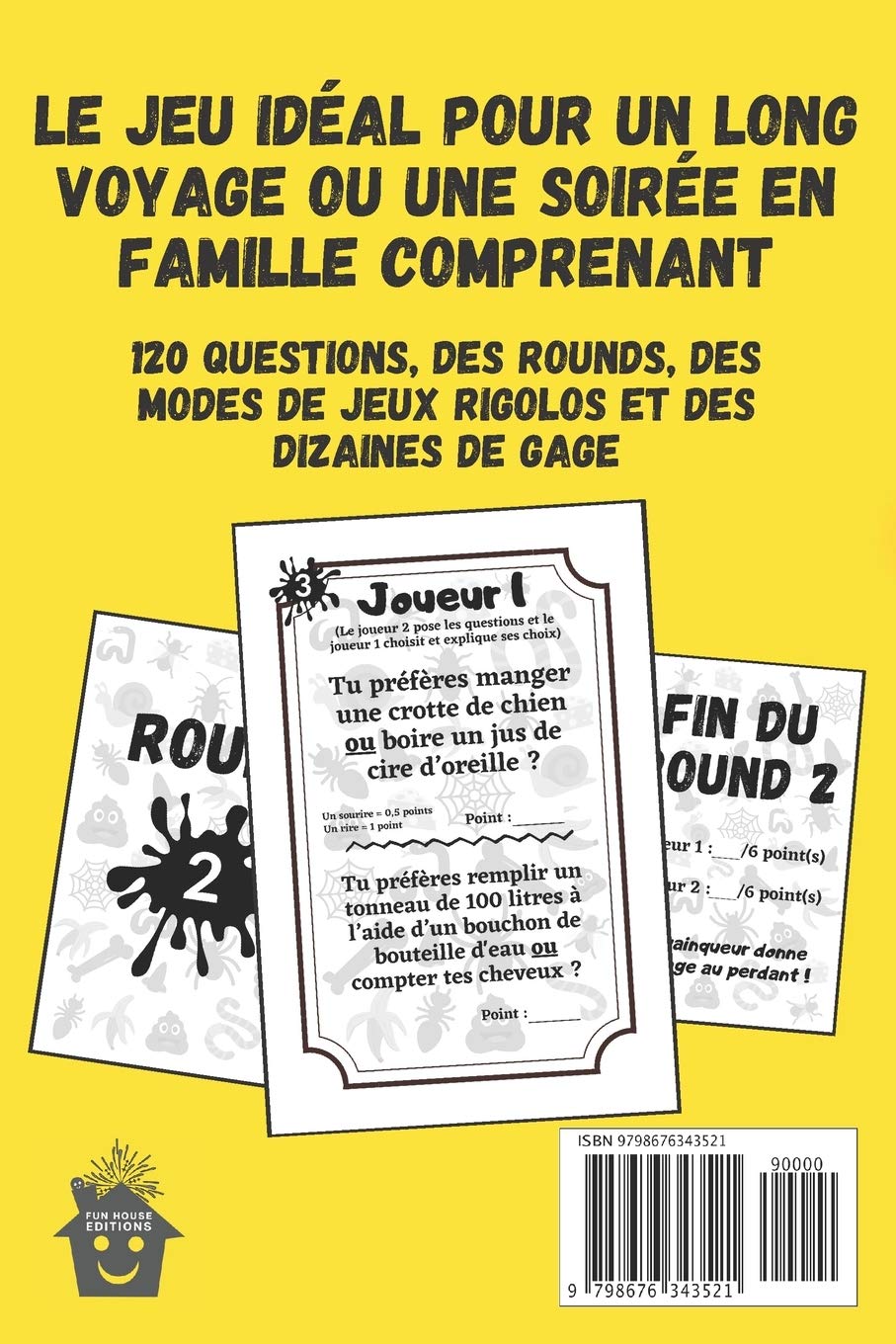 Essaye de ne pas rire challenge : Le jeu pour rigoler en famille + de 120 questions amusantes, des modes de jeu inédits et des dizaines de gages - 85 pages Format 15 x 22 cm