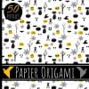 Papier Origami Halloween : Carnet de 50 feuilles format 21x21cm (5 modèles x 10 feuilles) - 90g/m²