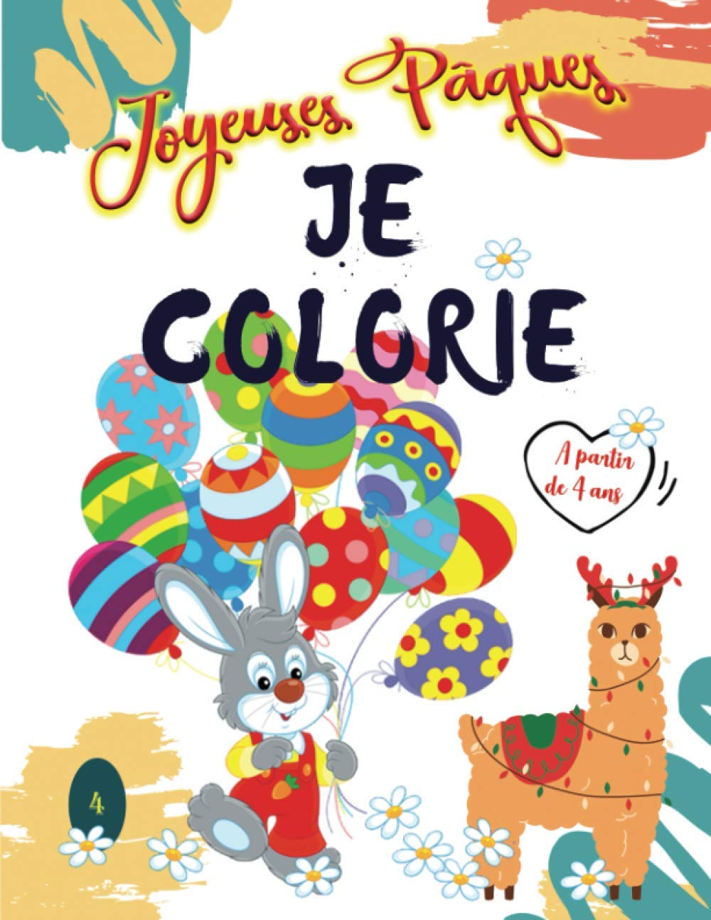 Livre coloriage Pâques - 62 pages de coloriage - A partir de 4 ans - Format A4