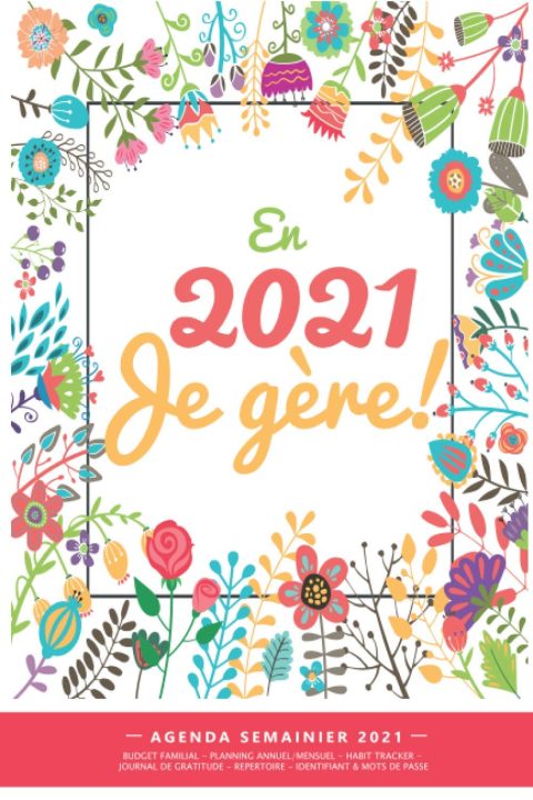 Agenda Semainier 2021 : Budget familial – Planning Annuel/Mensuel – Habit Tracker – Journal De Gratitude – Répertoire – 210 pages 15 x 22 cm (A5)