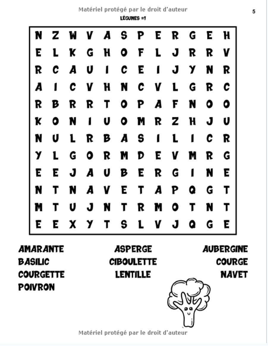 Mots Mêlés Jeux de Mots Cachés pour Enfants dès 7 ans - 100 Grilles - 1000 Mots - 116 pages Format A4