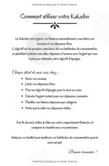 Kakeibo Agenda de Compte : Tenir son budget mois par mois - 59 pages - Format 15x23cm