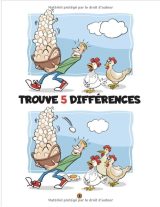 Jeux des différences 5 ans + Cherche les differences pour enfants de 5, 6, 7 ans et plus ! 44 pages Format A4
