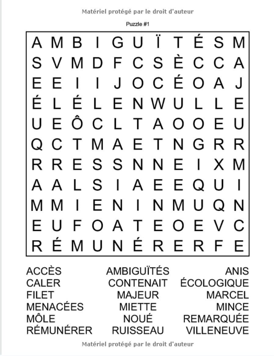 MOTS MÊLÉS POUR MALVOYANTS : Très gros caractères - 1800 mots cachés - 127 pages grand Format A4