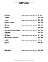 Mots mêlés avec dessins à colorier : à partir de 6 ans - 82 grilles avec solutions, 12 thèmes (fleurs, animaux, métiers...) - 101 pages Format A4