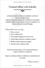 Kakebo carnet de compte - agenda pour tenir son budget mois par mois - 59 pages Format 15 x 22 cm