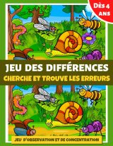 jeu des différences : cherche et trouve les erreurs | livre de jeux enfants dès 4 ans - 40 pages Format A4