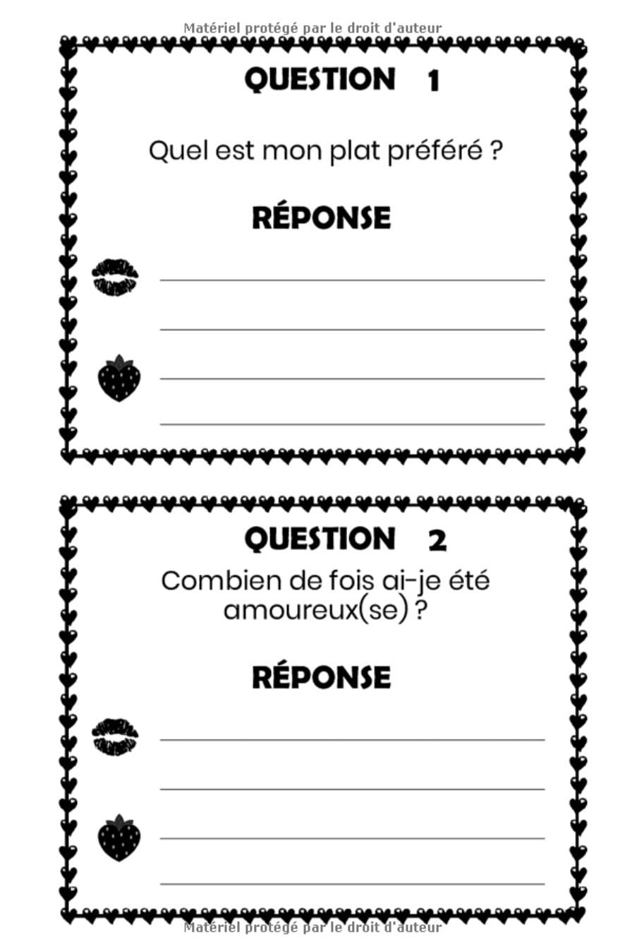 Petits Jeux entre Amoureux – Le Quiz des Couples : 200 questions pour s’amuser à deux tout en renforçant votre amour et intimité | 104 pages format 15 x 22 cm