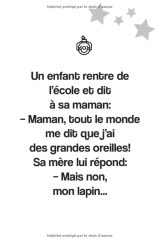 BLAGUES POUR LES ENFANTS - à partir de 6 ans : 62 pages Format 15 x 22 Cm