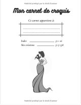Carnet croquis de Mode - Format XXL - 360 pages : Cahier idéal pour les créateurs de mode et stylisme