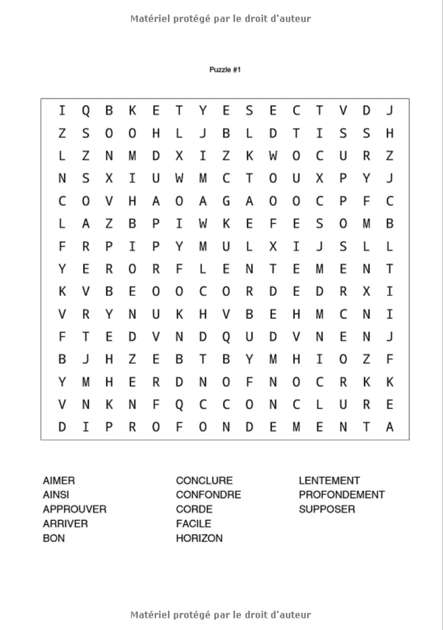 Mots cachés: Mots mêlés Adultes avec Solutions - 100 Puzzles - 1400 Mots - Gros caractères - 17,78 x 25,4 cm, 126 pages
