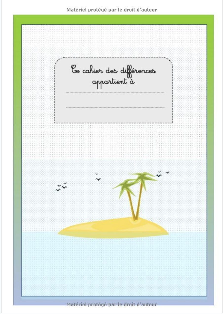 TROUVE LES DIFFÉRENCES - 5-8 ans - 50 jeux : Cahier d'activité pour les enfants - 58 pages Format A4