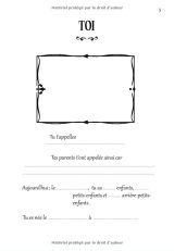 Journal mémoire à faire remplir par sa Mère avec le récit de sa vie - 100 pages Format 18x25 cm