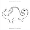 livre de coloriage dinosaure pour enfant : 50 dessins d'animaux - 102 pages Format 21,5 x 21,5cm