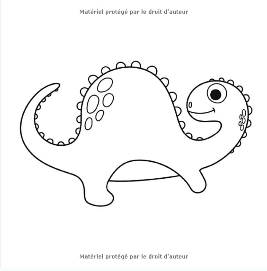 livre de coloriage dinosaure pour enfant : 50 dessins d'animaux mignons - Cahier pour apprendre à colorier - 102 pages Format 21,5 x 21,5 cm