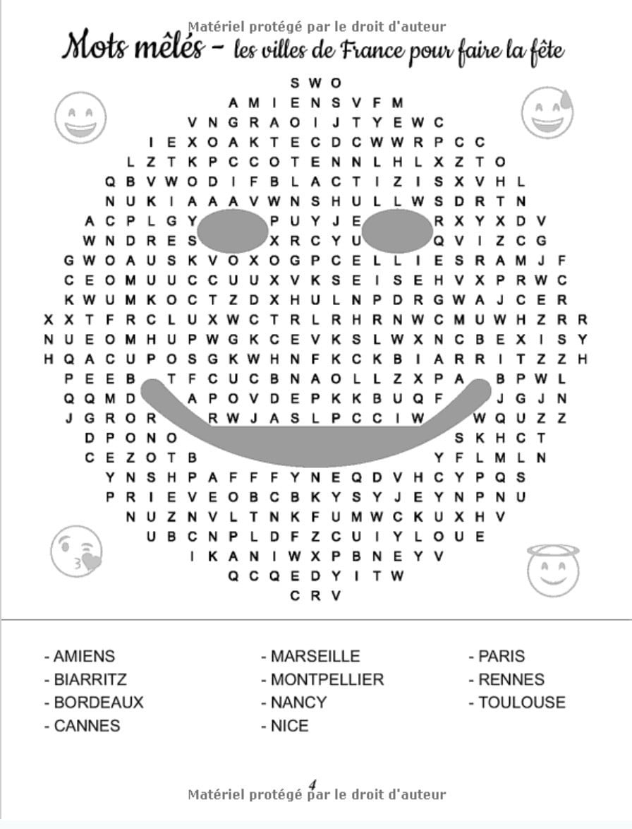 Cahier d’activités séniors : 99 jeux pour stimuler la mémoire. Sudoku, mots mêlés, mots croisés, labyrinthe - 106 pages Grand Format A4