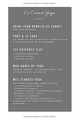 Carnet YOGA Notes : avec citations et postures - planning à remplir - 132 pages Format 15 x 22cm