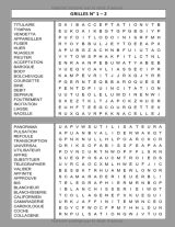 5000 Mots Mêlés : 250 grilles Gros caractères Adulte + de 60 h de jeu - 125 pages Format A4