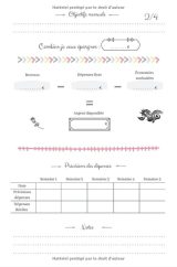 Kakeibo Livre pour optimiser son budget mois par mois - Format 15.24 x 22.86 cm (51 pages)