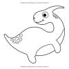livre de coloriage dinosaure pour enfant : 50 dessins d'animaux - 102 pages Format 21,5 x 21,5cm