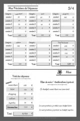 Kakeibo Carnet de Compte : Agenda pour tenir son budget mois par mois - Format 15.24 x 22.86 cm (59 pages)