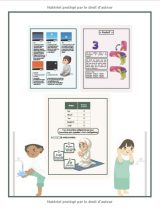 Prière et ablutions pour enfants de 4 à 10 ans : avec illustrations - 32 pages - Format 21,5 x 28cm
