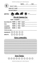 Carnet de voyage camping car - 298 pages - 15x22 cm