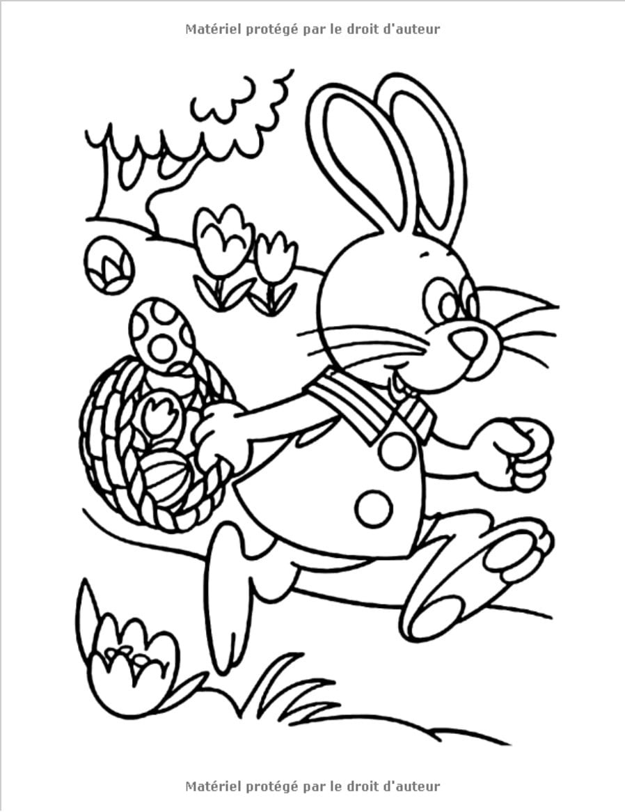 Livre coloriage Pâques - 62 pages de coloriage - A partir de 4 ans - Format A4