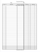 Livre Journal Recettes Dépenses - Format A4 - 106 pages
