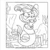 Livre de coloriage Sirène pour les enfants de 4 5 6 7 8 ans - 62 pages Format 21,5 x 21,5cm