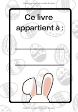 Livre de coloriages de Pâques - Dès 3 ans - 75 pages - Format A4