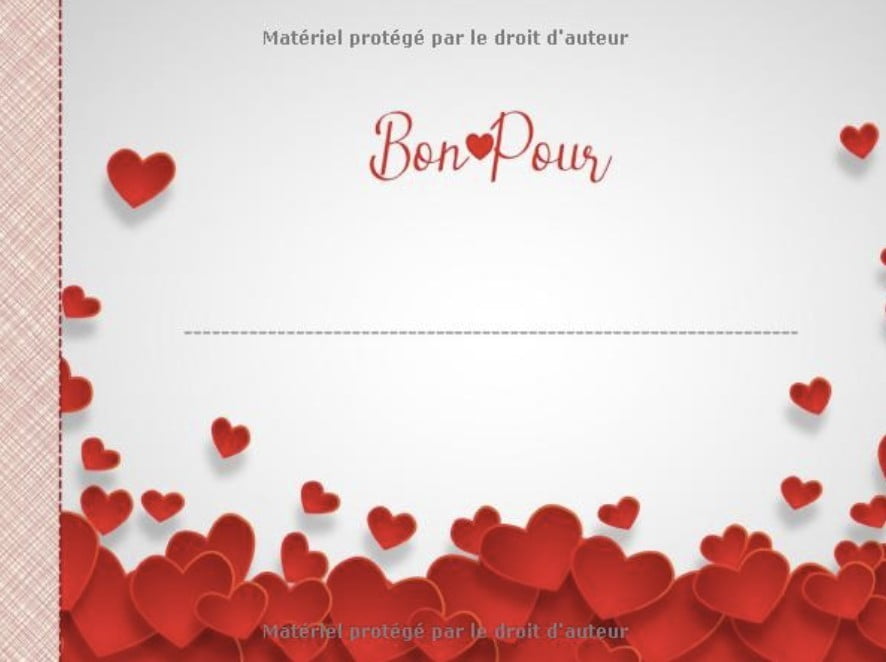 Carnet de coupons vides : Bon Pour à remplir soi-même - 20 Tickets en couleur - 40 pages format 20 x 15 cm