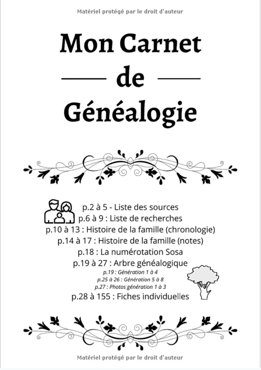 Mon Arbre généalogique - Jusqu'à 8 générations : Arbre Généalogique à Remplir - 155 pages Format A4