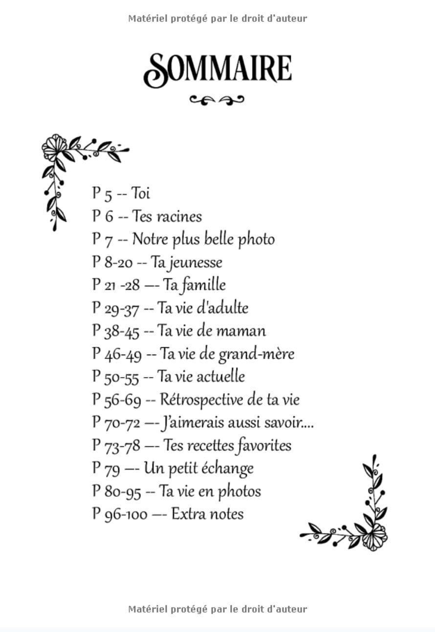 Maman Raconte-moi ton Histoire: Journal mémoire à faire remplir par sa Mère avec le récit de sa vie | 100 pages Format 18 x 25 cm