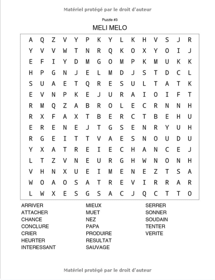 Mots Mêlés Gros Caractères : Carnet de Mots Cachés - Adultes - 102 pages Format A4