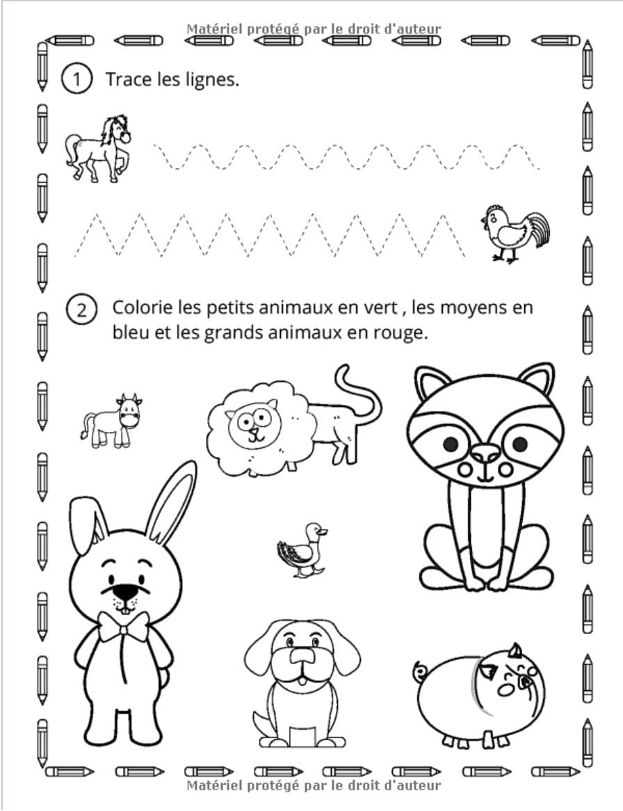LIVRE DE JEUX MAXI FORMAT pour les enfants de 4 à 6 ans - 200 activités - 95 pages Format A4