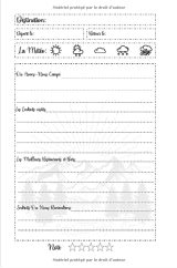 Mon Carnet De Voyage En Camping Car : Journal de voyage a remplir pour camping-cariste, caravane van et voyage sur la route - 119 pages format 15 x 22 cm
