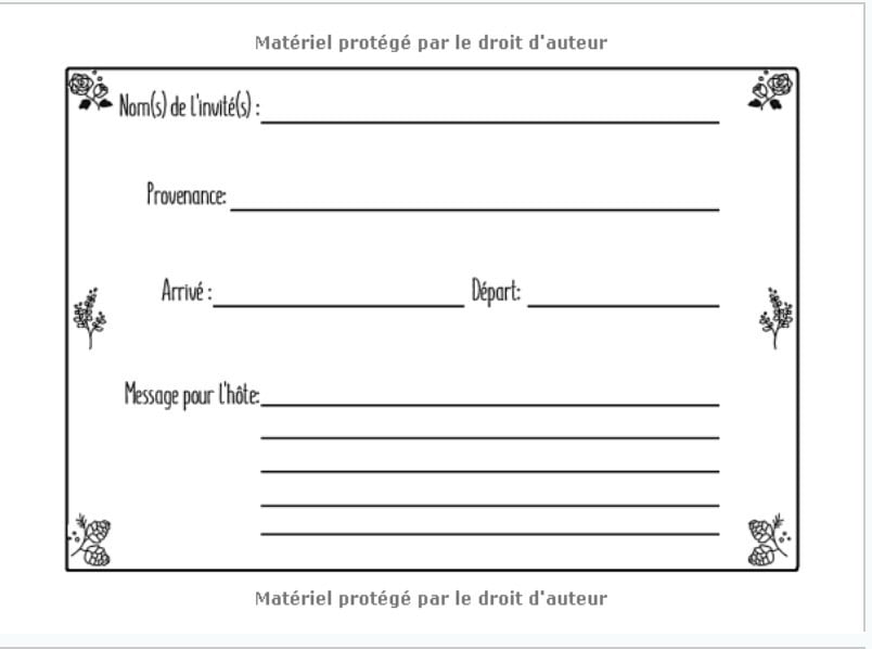 Livre d'or pour AirBnB, Chalet, Maison de vacances - 101 pages Format 20 x 15 cm