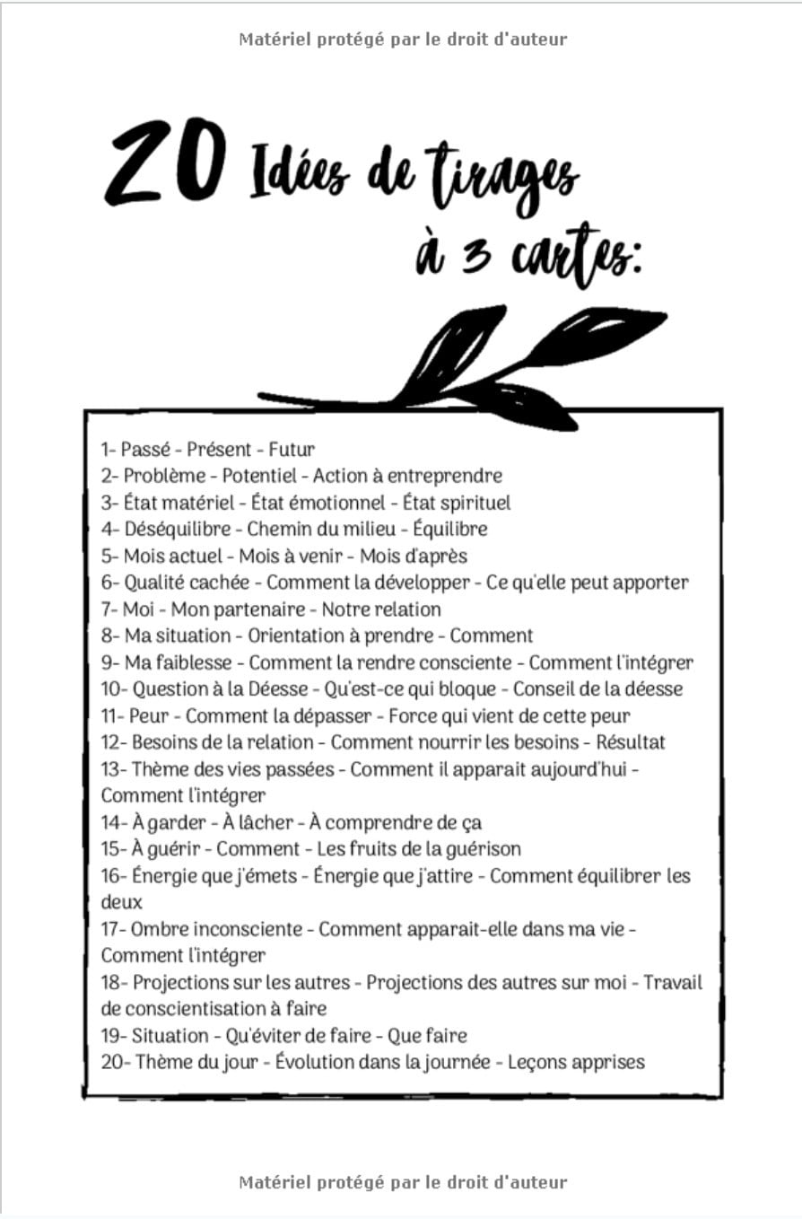 Journal de tirages Tarot et Oracle - sur 12 mois/52 semaines - 135 pages Format 15 x 22 cm