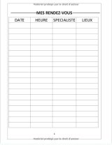 Cahier de suivi des douleurs - 199 pages Format A4