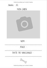 Carnet d'entrainement agility chien - 52 semaines pour suivre l'évolution - 209 pages Format 18 x 25 cm