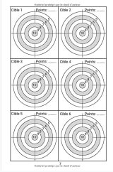 Carnet de tir : Journal d'entrainement du tir sur cible à remplir - 111 pages Format 15 x 22 cm