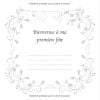 Baptême Livre d'or - Félicitations et Jolis Souvenirs - 120 pages Format 21,5 x 21,5 cm - Fabriqué en France